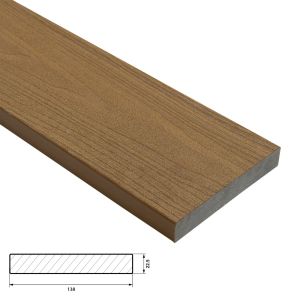 Fiberdeck Harmony Vlonder Kantplank 22,5x138 mm - Lengte 300 cm - Indian Summer (massief)