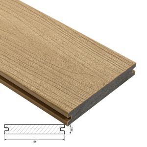 Fiberdeck Harmony Vlonderplank 22,5x138 mm - Lengte 500 cm - Cedar (massief)