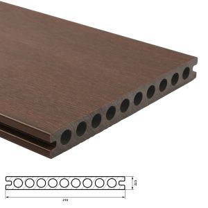 Fiberdeck Premium Vlonderplank 22,5x210 mm - Lengte 500 cm - Ipé (RHK)