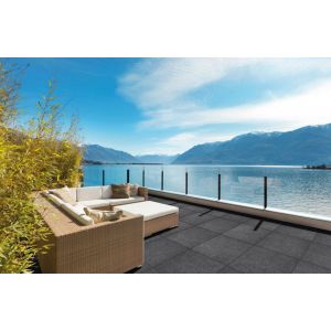 GeoCeramica® 60x60x4 BB Stone Black