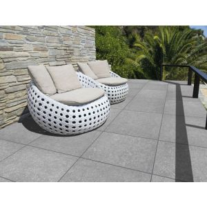 GeoCeramica® topplaat 60x60x1 BB Stone Light Grey