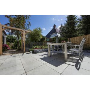 GeoCeramica® topplaat 60x60x1 Roccia Grey