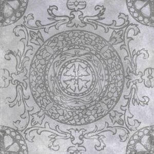 GeoCeramica 60x60x4 Symbol Circle Smoke is een keramische tegel van het merk MBI.