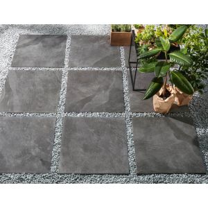 GeoCeramica® 60x60x4 Tracks Mustang Dark