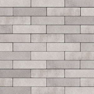 GeoKlinker Plus MF Lazise 21x10,5x8 cm keiformaat klinkers met facet, gelegd in visgraatverband op een moderne oprit.