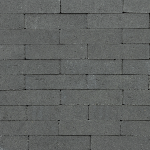 Bovenaanzicht van GeoKlinker Plus ZF Cannobio dikformaat bestrating in een strak legpatroon voor een oprit.