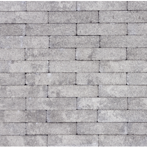 Bovenaanzicht van GeoKlinker Plus ZF Elba dikformaat 21x7x6 cm betonstenen zonder facet, gelegd in een strak halfsteensverband voor een moderne oprit.