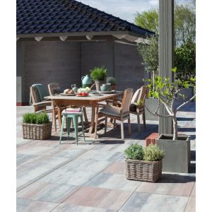 H2O Square 60x60x4 cm Cloudy Trias Emotion Comfort (Geborsteld)