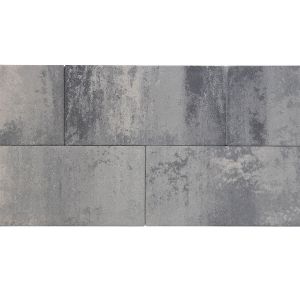H2O Square 30x60x5 cm Nero/Grey Emotion