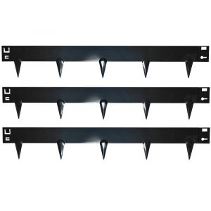 Kantopsluiting MA Edge zwart gecoat (1,15 x 16 cm)