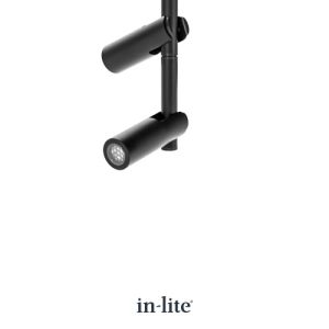 In-lite AIM CEILING DUO plafondspot met twee richtbare lichtpunten voor stijlvolle en functionele verlichting onder overkapping of veranda