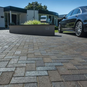 Keiformaat ongetrommeld 5,2 cm Genova (blauw-bruin)