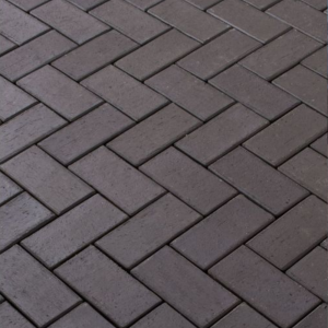 Keiformaat ongetrommeld 5,2 cm Milano (zwart)