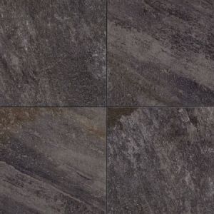 Keramische tuintegel DUE 40x80x2 cm Quartz Dark Grey