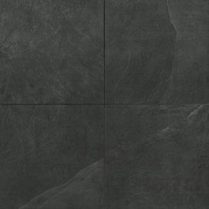 Keramische tuintegel DUE 60x60x2 cm Black Slate Mustang