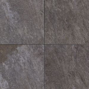 Keramische tuintegel DUE 60x60x2 cm Quartz Dark Grey