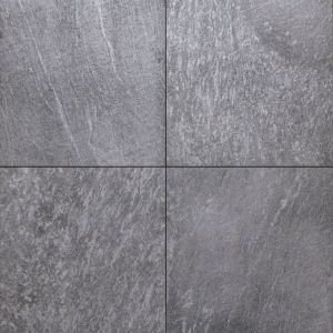 Keramische tuintegel DUE 60x60x2 cm Trentino Quartz Grigio
