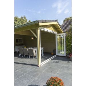 Keramische tuintegel DUE 60x60x2 cm Reef Stone Black