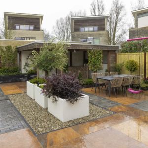 Keramische Tegel Cera3line Lux & Dutch 60x60x3 cm Peacock Copper