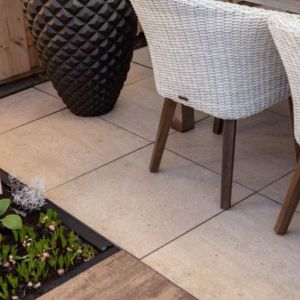 Keramische Tegel Cera3line Lux & Dutch 60x60x3 cm Pietra Serena Cream