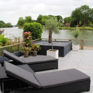 Keramische Tegel Cera3line Lux & Dutch 90x90x3 cm Downtown Grey