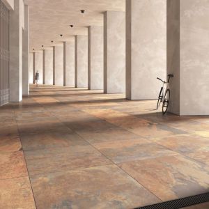 Keramische Tegel Cera3line Lux & Dutch 90x90x3 cm Peacock Copper