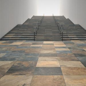 Keramische Tegel Cera3line Lux & Dutch 90x90x3 cm Peacock Rusty