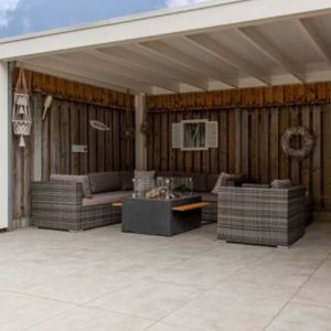 Keramische Tegel Ceramaxx 60x60x2 cm Cimenti Clay Smoke