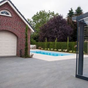 Keramische Tegel Ceramaxx 60x60x3 cm Andes Nero