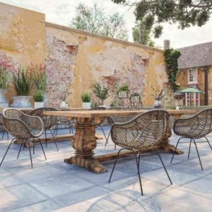 Keramische Tegel Ceramaxx 60x60x3 cm French Vintage Grey