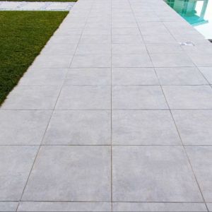 Keramische Tegel Ceramaxx 90x90x3 cm Cimenti Clay Grey