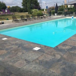 Keramische Tegel Ceramaxx 90x90x3 cm Durban Slate Multicolor