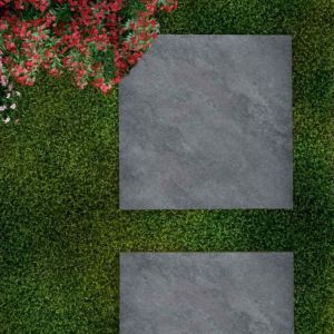 Keramische Tegel Ceramica Terrazza 59,5x59,5x2 cm Limestone Anthracite
