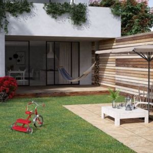 Keramische Tegel Ceramica Terrazza 59,5x59,5x2 cm Limestone Yellow