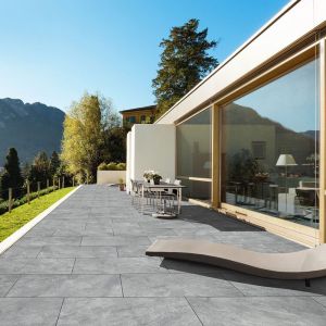 Keramische Tegel Cerasun 3+1 40x80x4 cm Bergamo Azzurro