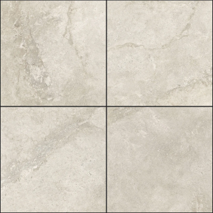 Beige Cerasun Nature Desert keramische terrastegel van 60x60 cm met betonvoet voor een onderhoudsvriendelijke tuin met natuurlijke look.