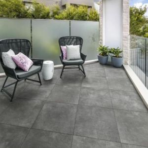 Keramische Tegel Cerasun 3+1 60x60x4 cm Piazza Antracite