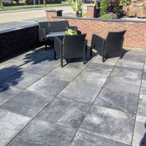 Keramische Tegel Cerasun 3+1 60x60x4 cm Tropea Anthracite