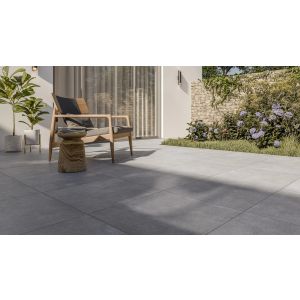 Keramische tegel "DUE" 80x80x2 cm Bari Grigio