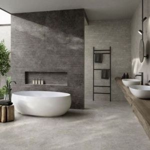 Keramische Tegel GeoCeramica® 100x100x4 cm Landstone Gravel