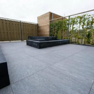 Keramische Tegel GeoCeramica®2Drive 60x60x6 cm Fiordi Fumo