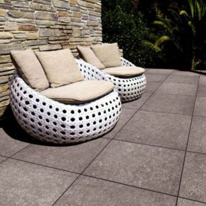 Keramische Tegel GeoCeramica® 60x60x4 cm BB Stone Dark Grey