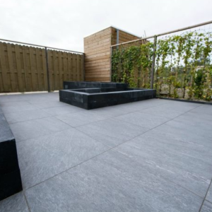 Keramische Tegel GeoCeramica® 60x60x4 cm Fiordi Fumo