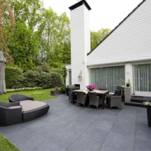 Keramische Tegel GeoCeramica® 60x60x4 cm Impasto Negro