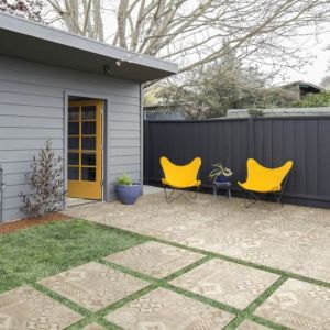 Keramische Tegel GeoCeramica® 60x60x4 cm Mosaik Evoque Beige