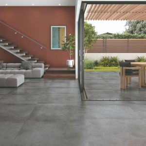 Keramische Tegel GeoCeramica® 75x75x4 cm Madox Antracite