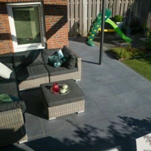 Keramische Tegel GeoCeramica&reg; 80x40x4 cm Lava Slate