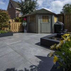 Keramische Tegel GeoCeramica® 80x80x4 cm Fumato Mezzo