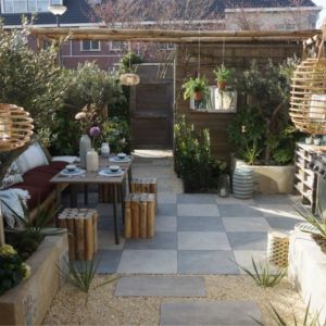 Keramische Tegel GeoCeramica® topplaat 60x60x1 cm Evoque Beige