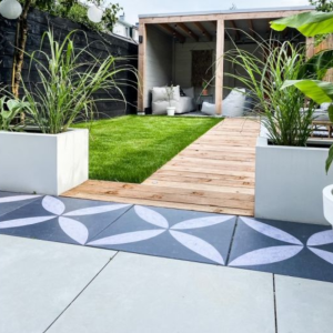 Keramische Tegel Kera Twice 60x60x4,8 cm Cerabeton Gris